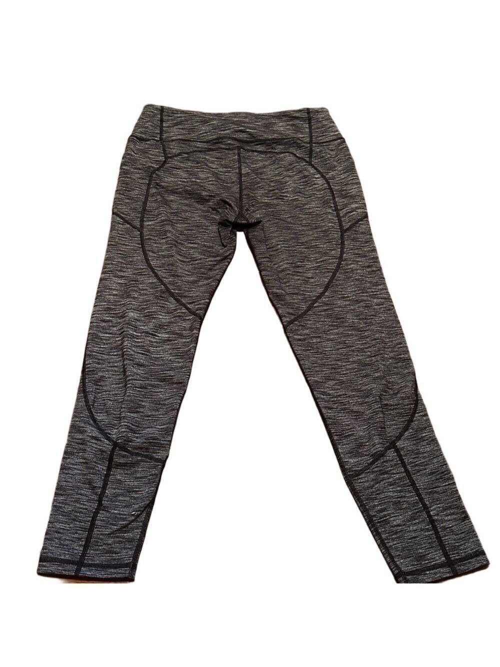 Victoria’s Secret Sport Gray and Black Athletic Leggings Size XL - Picture 4 of 6